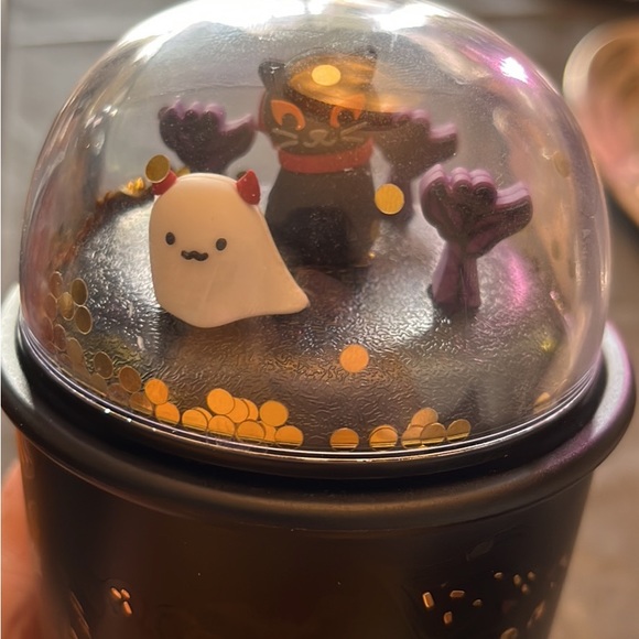 Starbucks 2021 China Halloween Tumbler, 12 oz, Black Cat and Ghost - Picture 3 of 9